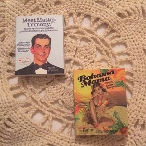 The Balm Cosmetics • eyeshadow palette and bronzer